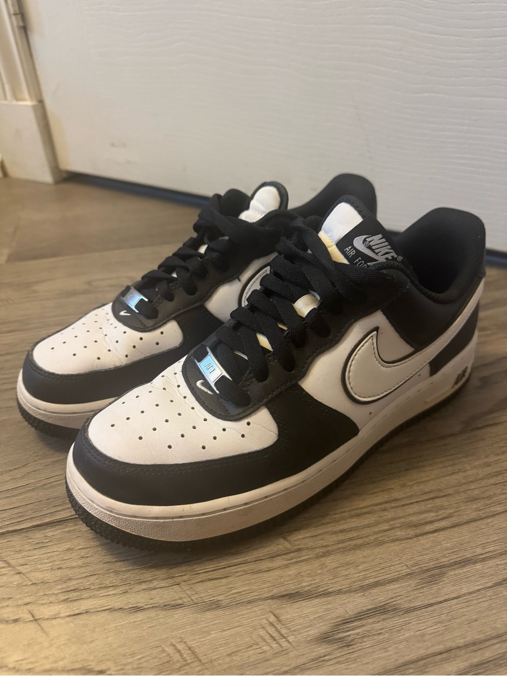 Nike Black and White Low-Top Sneakers